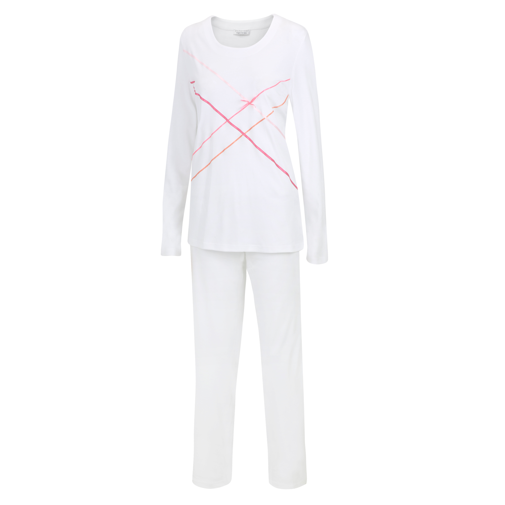 Pyjama mit Satinbändern