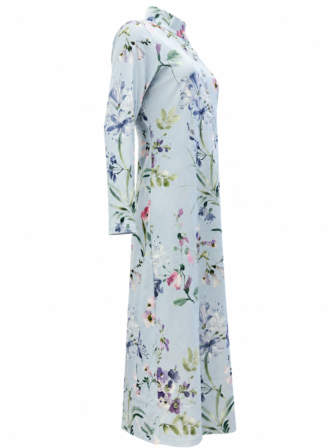 Longshirt mit Knopfleiste