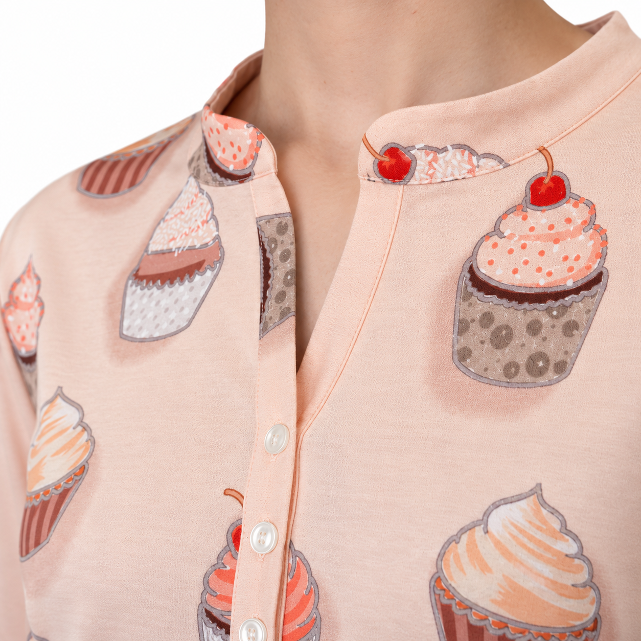 Shirt mit Knopfleiste