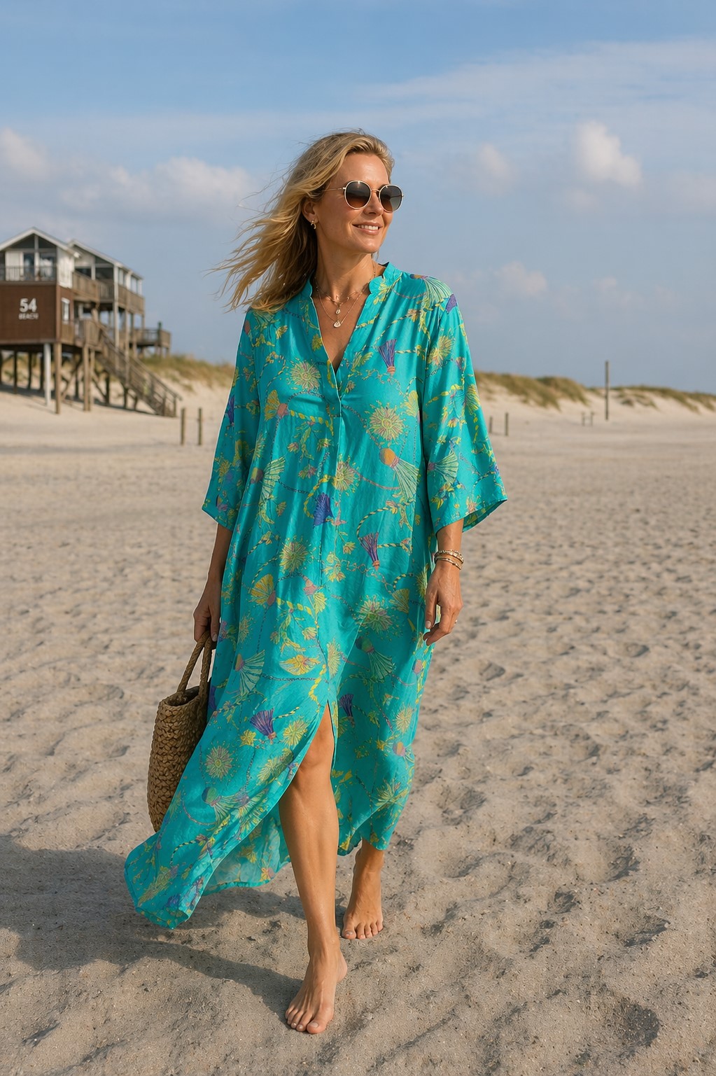 Kaftan-Kleid
