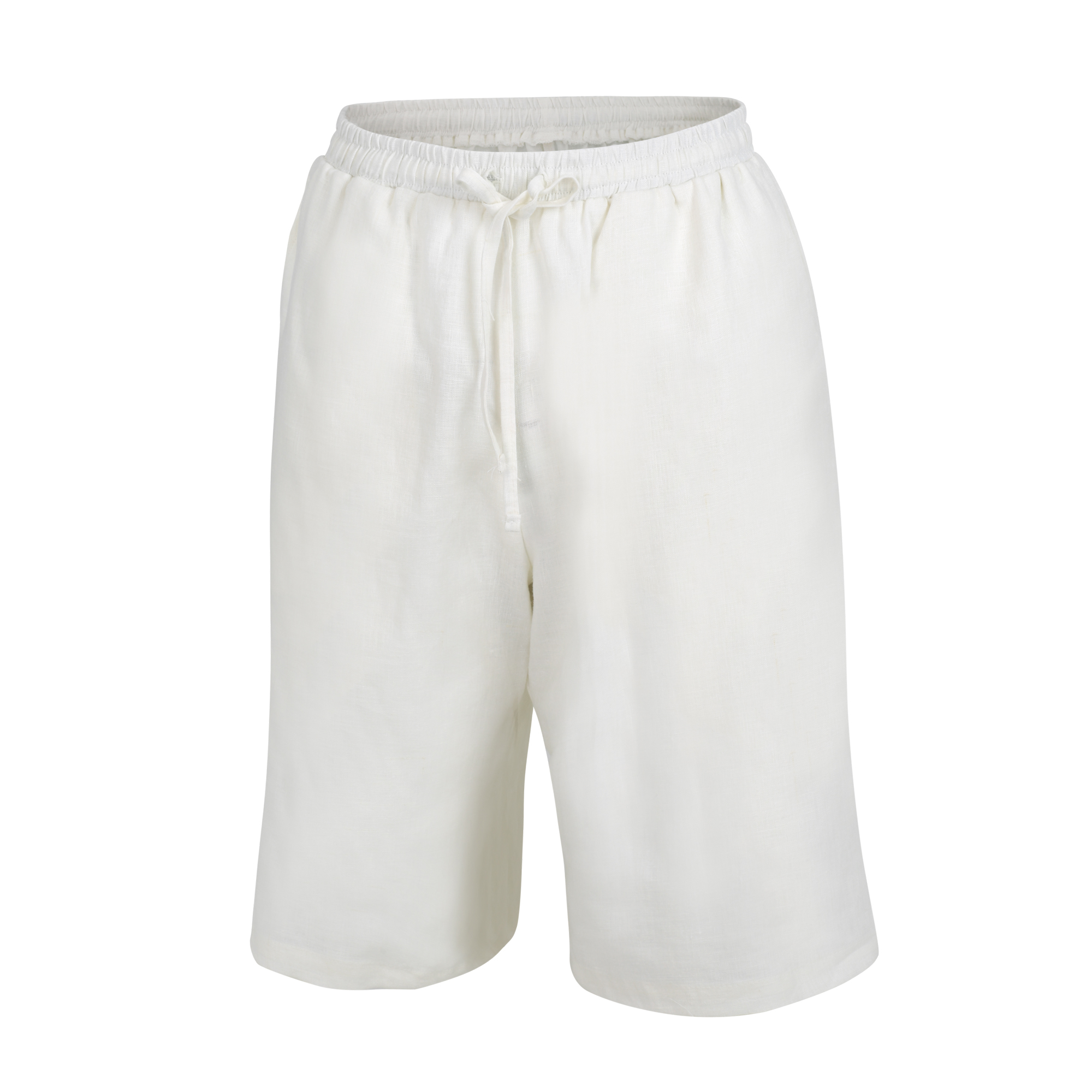 Leinen-Bermudashorts