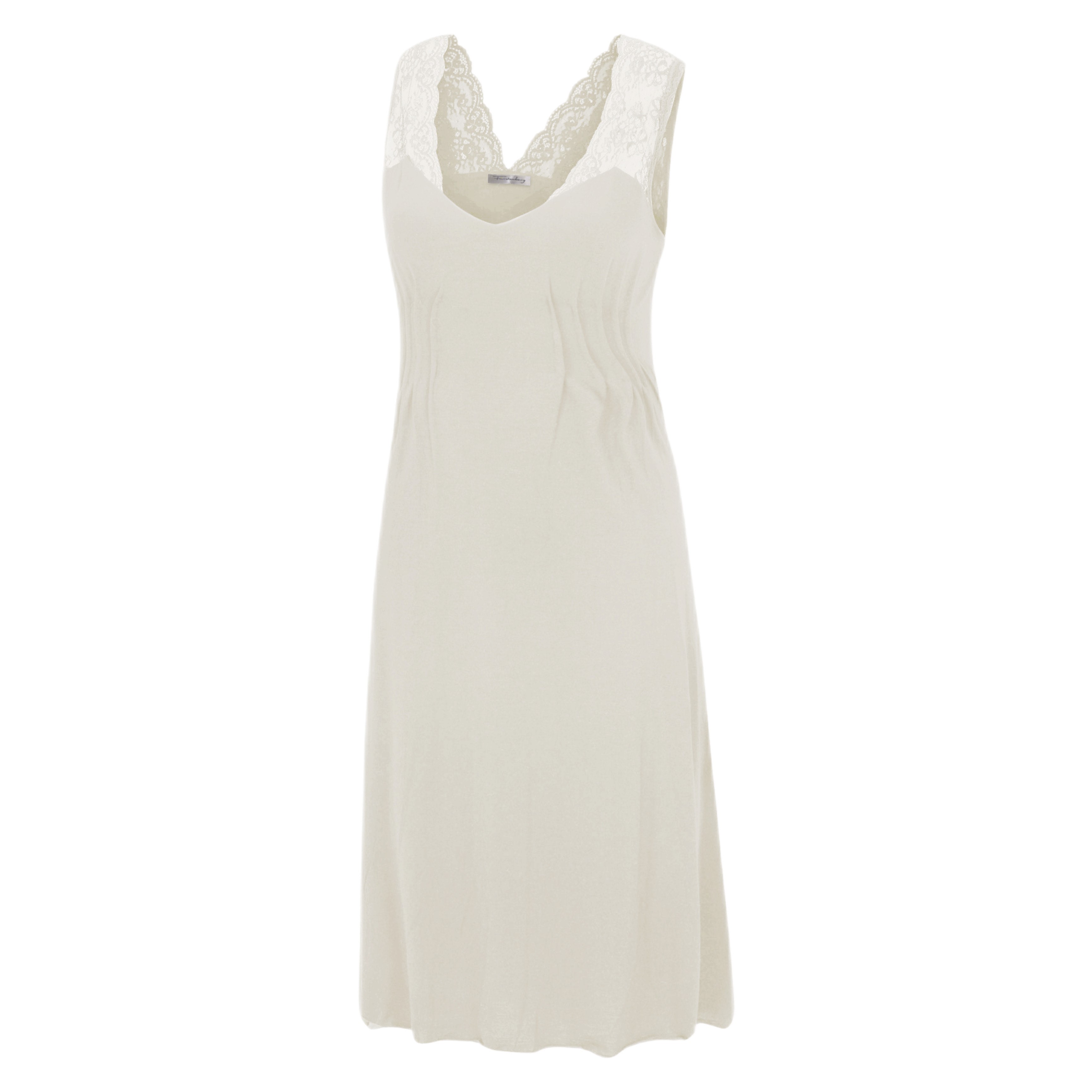 Nachthemd mit breiten Spitzenträgern