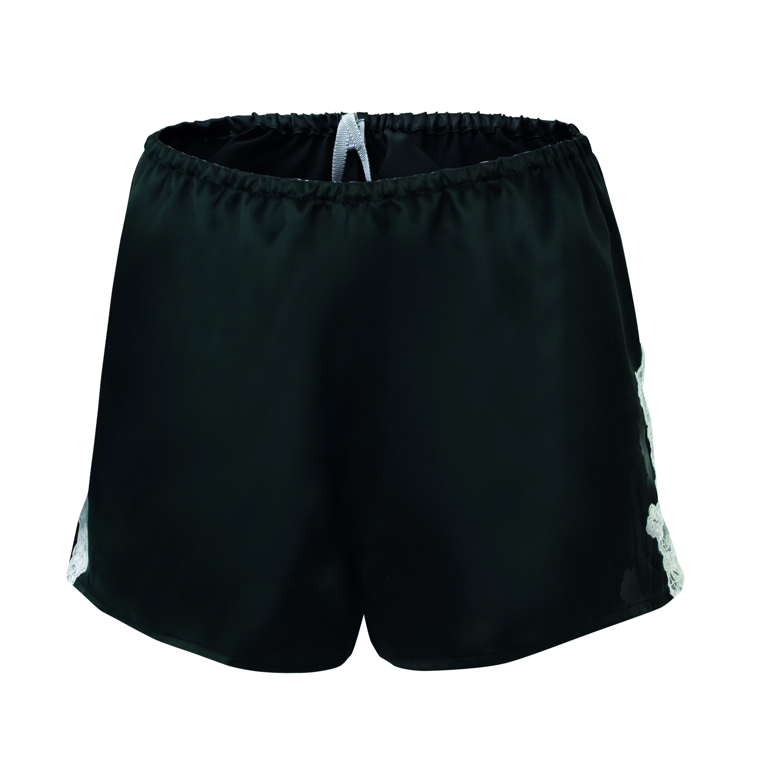 Seidenshorts mit Spitze